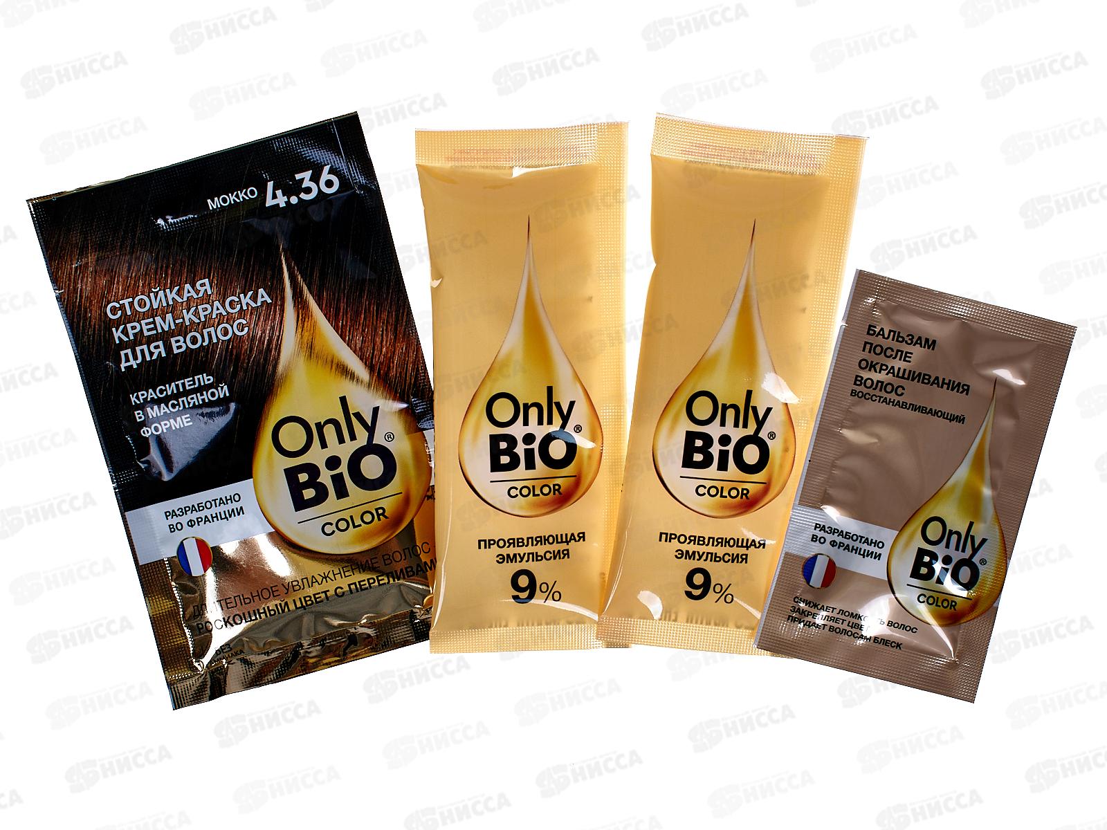 Only Bio COLOR крем-краска для волос 4,36 Мокко 115мл *15