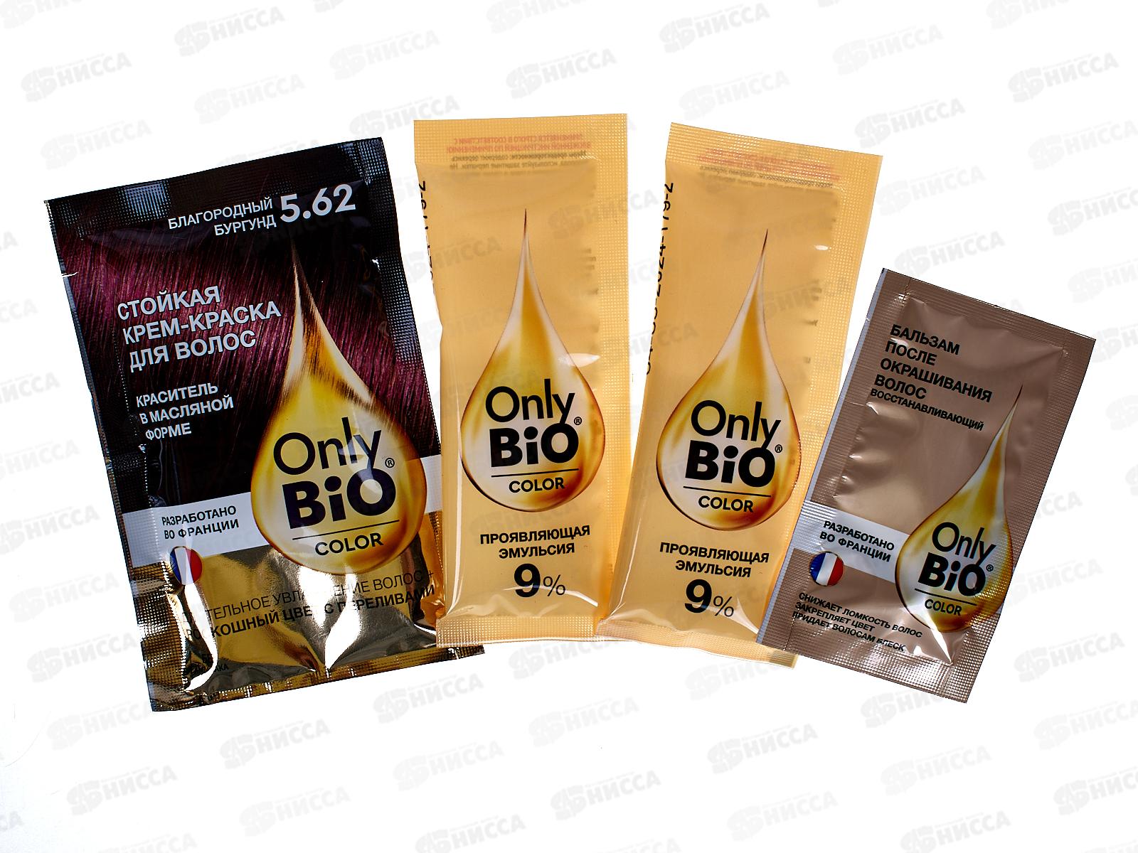 Only Bio COLOR крем-краска для волос 5,62 Благородный бургунд 115мл *15