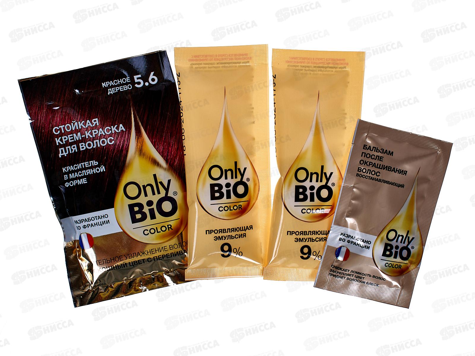 Only Bio COLOR крем-краска для волос 5,6 Красное дерево 115мл *15