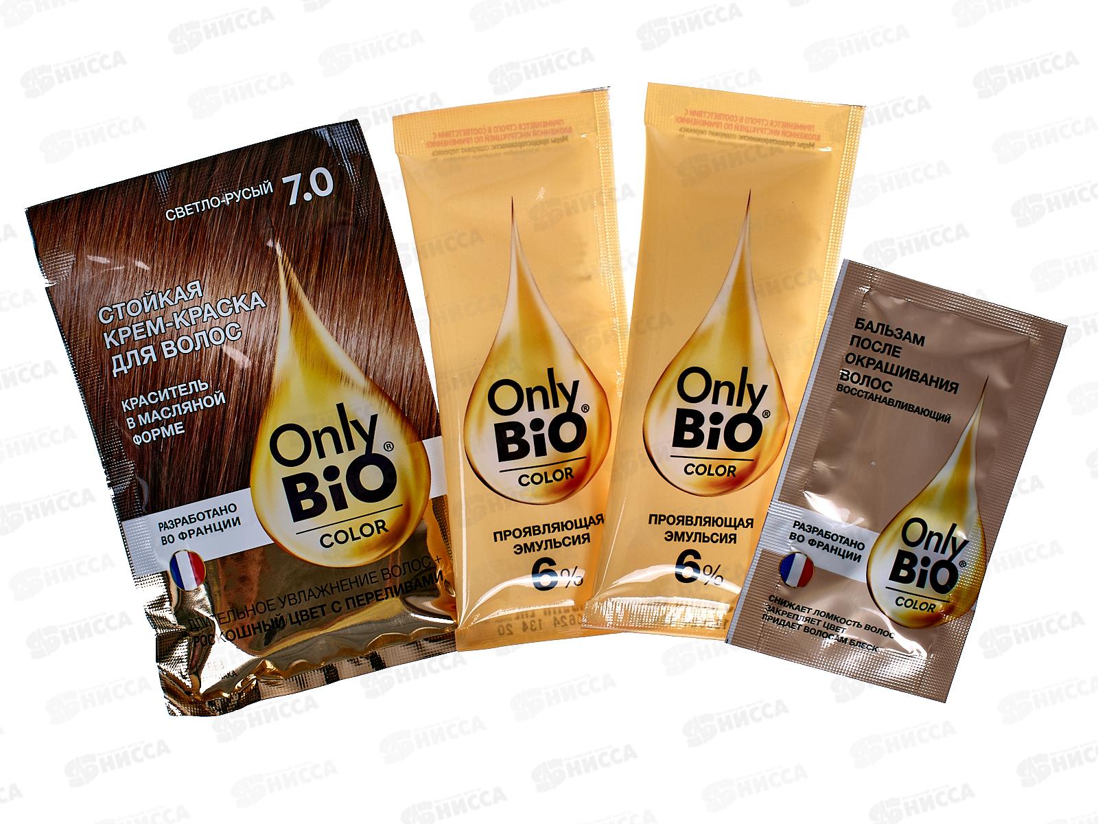 Only Bio COLOR крем-краска для волос 7,0 Светло-русый 115мл *15