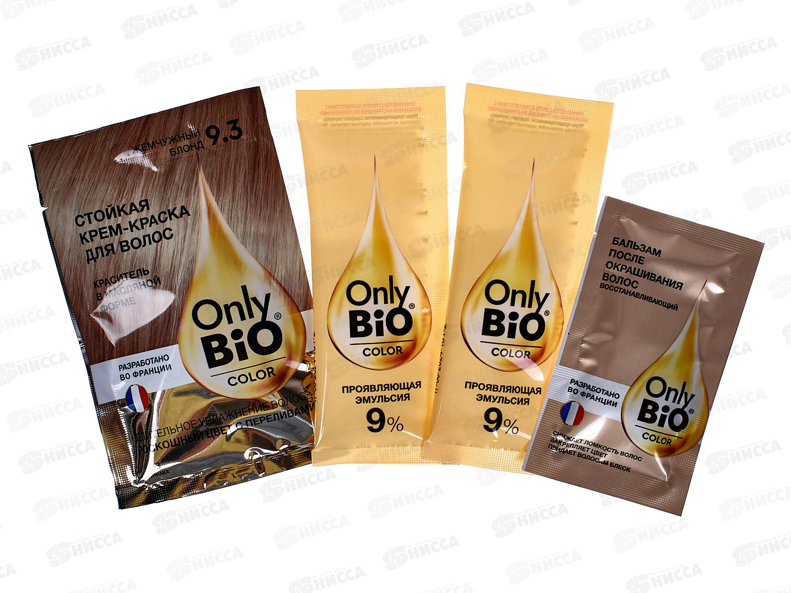 Only Bio COLOR крем-краска для волос 9,3 Жемчужный блонд 115мл *15