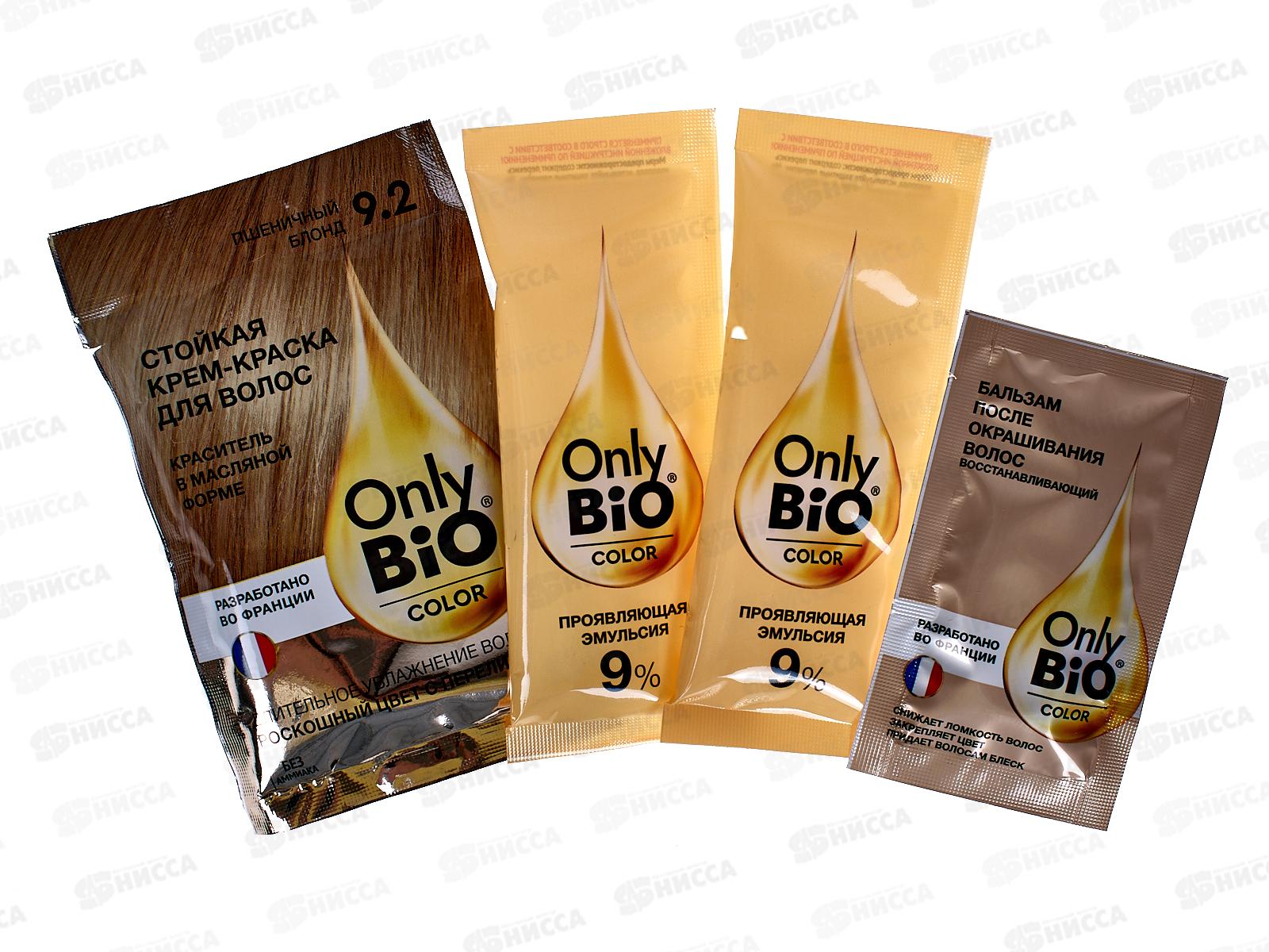 Only Bio COLOR крем-краска для волос 9,2 Пшеничный блонд 115мл *15