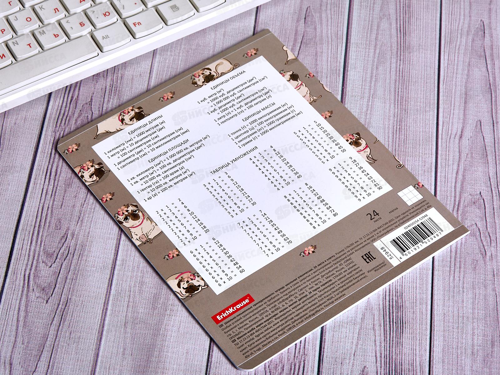 Тетрадь 24л кл. ПОЛИ Chilling Dog, 52948*10/160