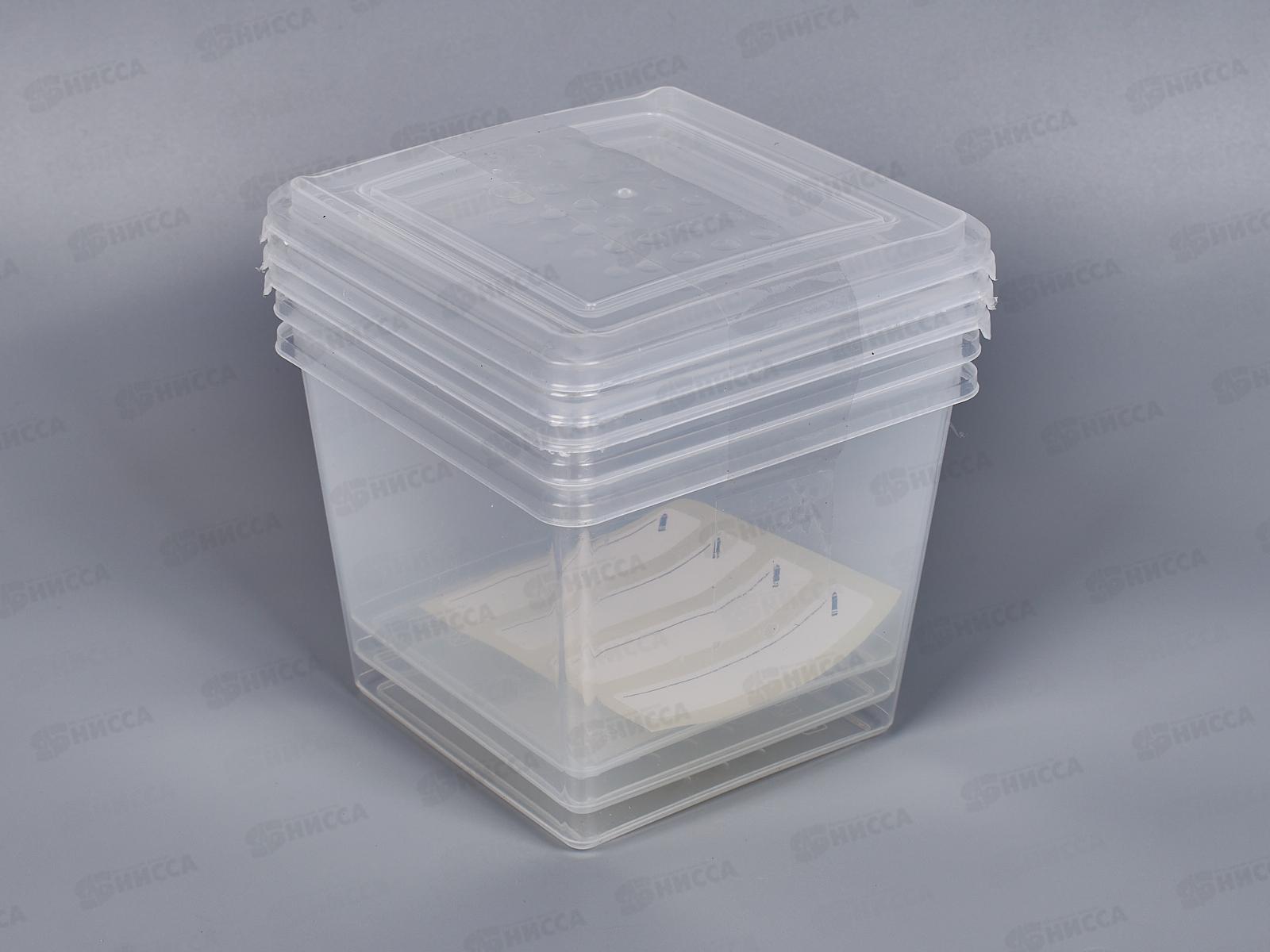 Контейнер для заморозки &quotAsti&quot квадратный 1л х 3шт 221101301/00 *12