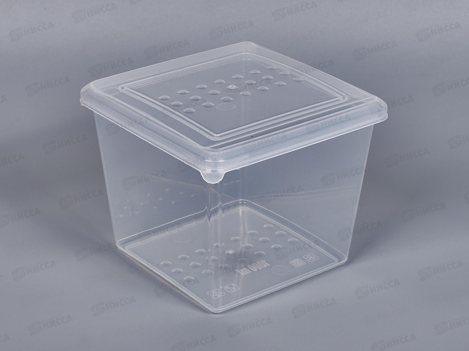 Контейнер для заморозки &quotAsti&quot квадратный 1л х 3шт 221101301/00 *12