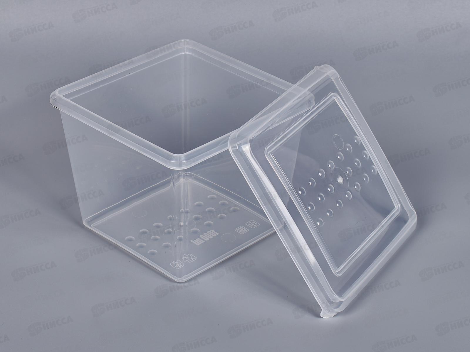 Контейнер для заморозки &quotAsti&quot квадратный 1л х 3шт 221101301/00 *12