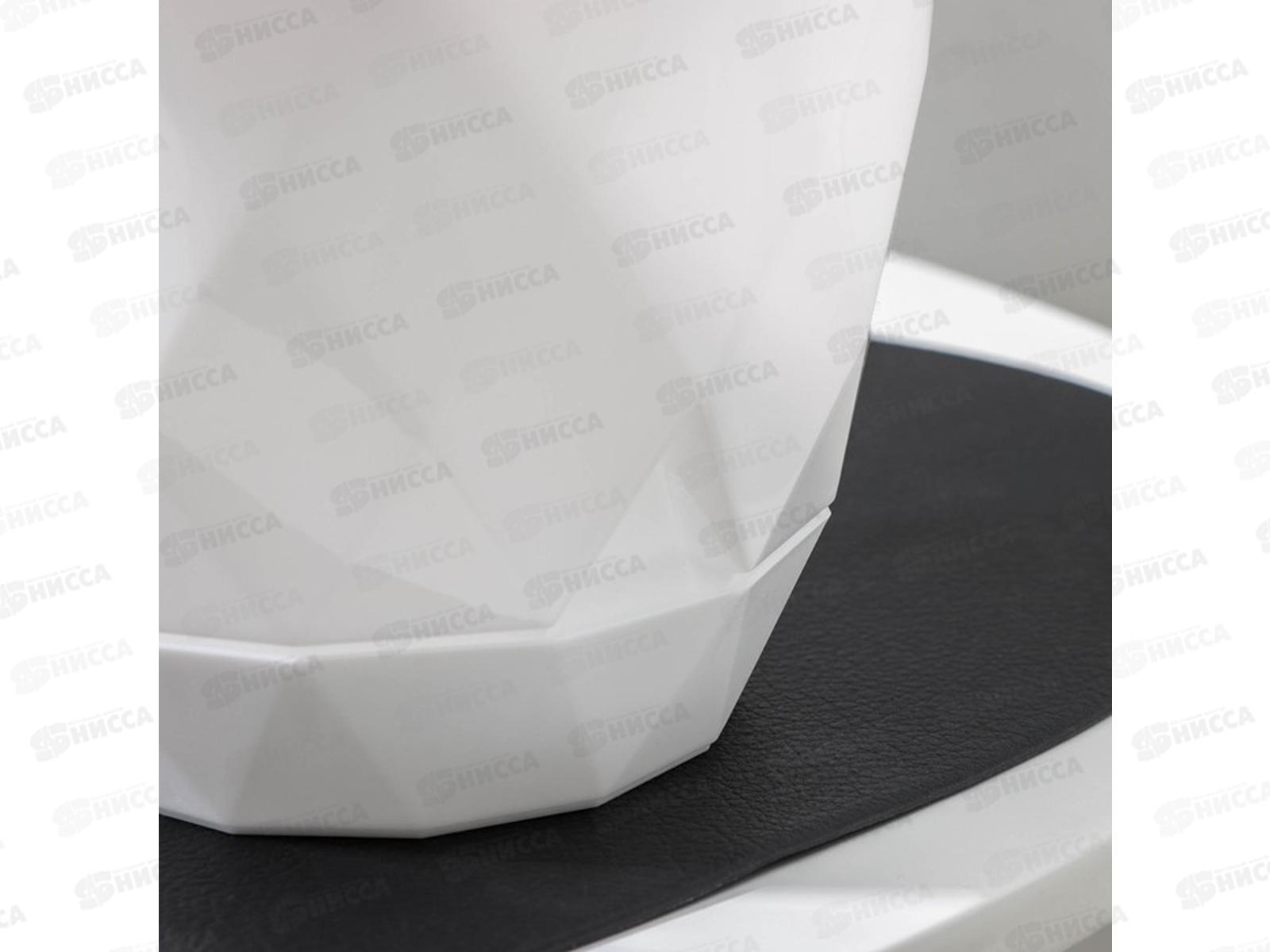 Горшок для цветов &quotLaurel&quot 1,3л D145 с поддоном  Белый 221610829/01 *20