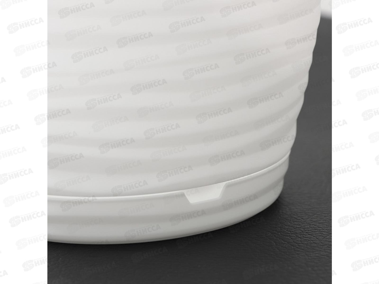 Горшок для цветов &quotSaffron&quot 2,6л с поддоном  Белый 221610229/01