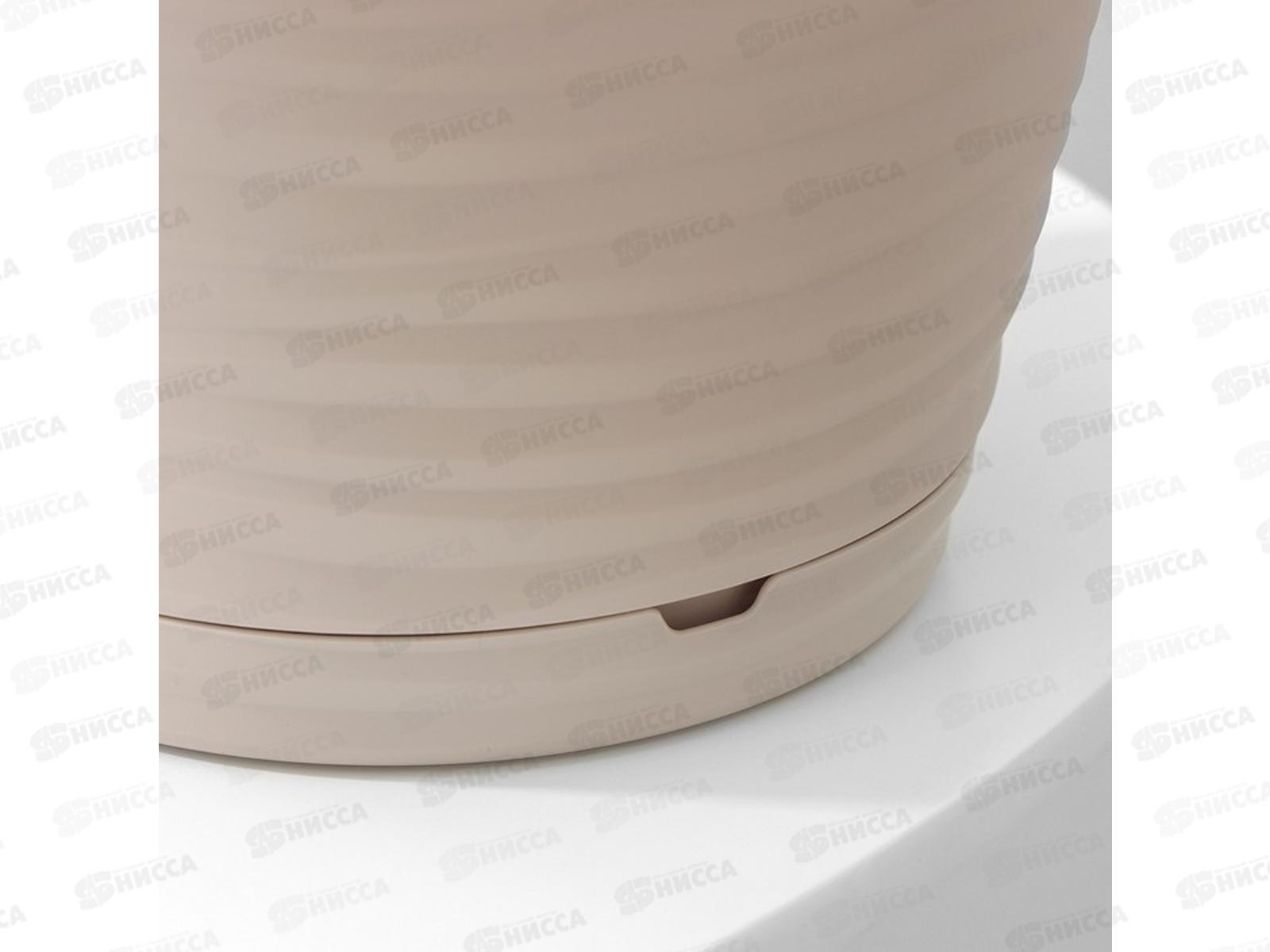 Горшок для цветов &quotSaffron&quot 2,6л с поддоном  Бежевый 221610227/01 *24