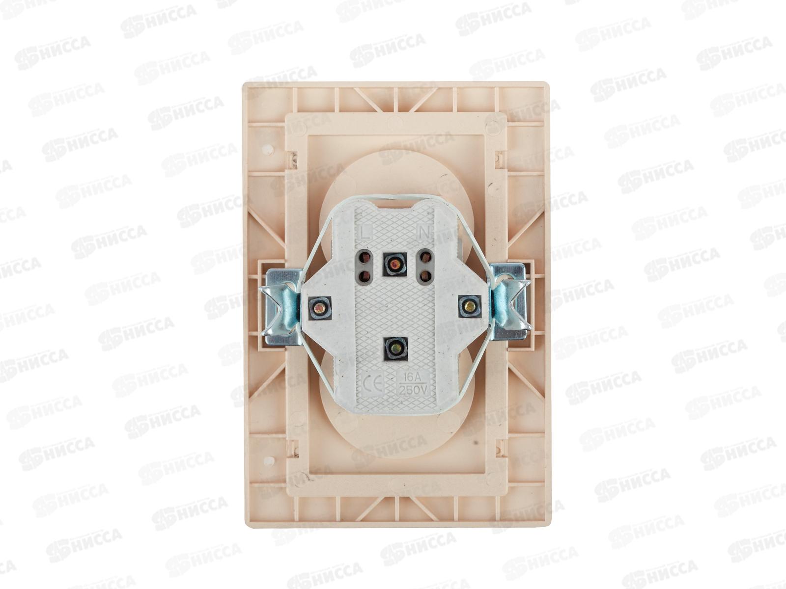 Розетка INTRO Plano cкрытой установки двойная, 16А-250В, IP20, алюминий, 1-204-03