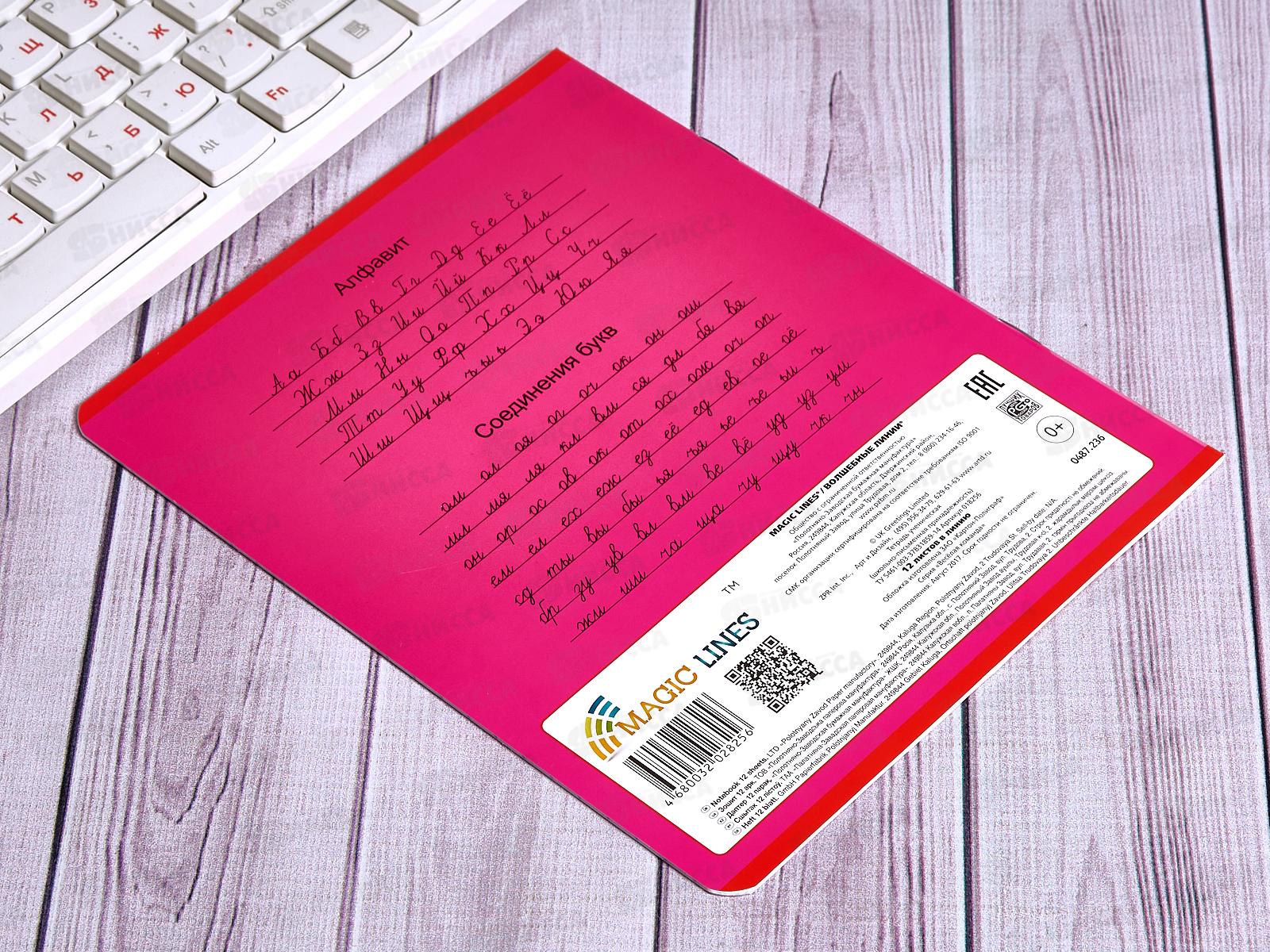 Тетрадь 12листов линия ПЗБМ Веселая команда 018256*20/120