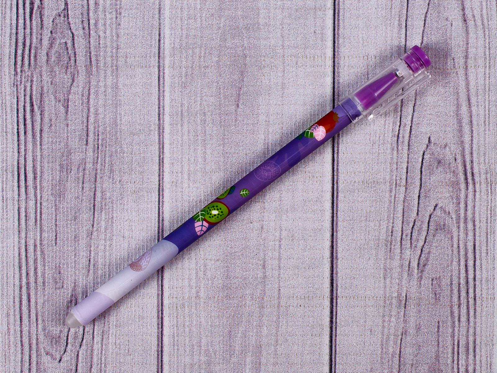 Ручка пишет-стирает MAZARI Bright fruits син.,М-5472В-70*12