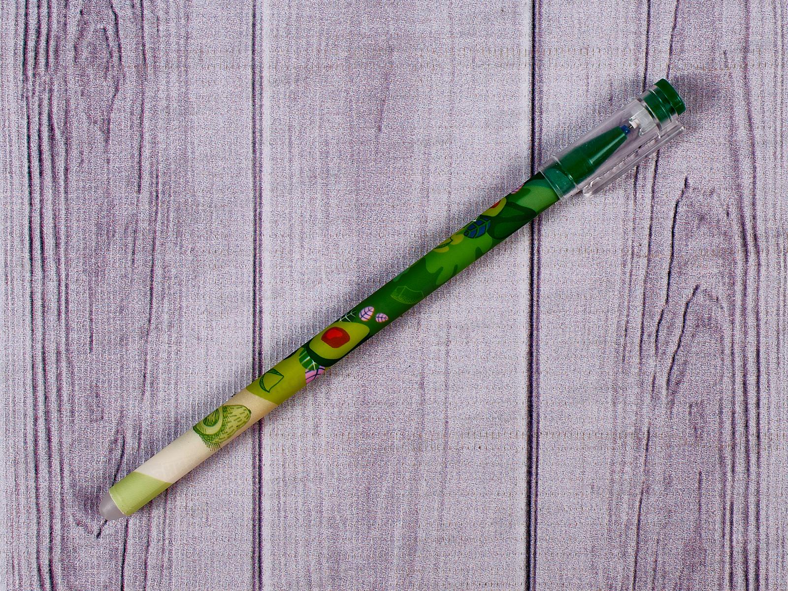 Ручка пишет-стирает MAZARI Bright fruits син.,М-5472В-70*12