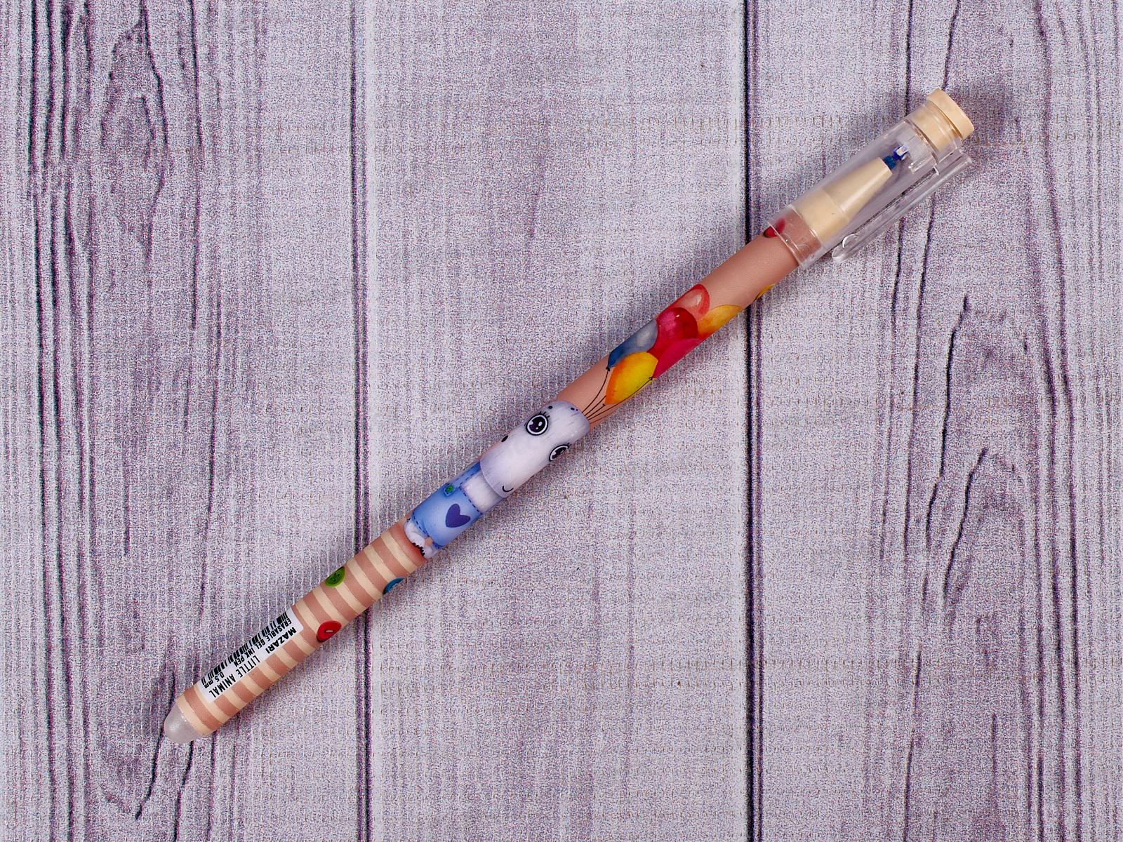Ручка пишет-стирает  MAZARI Little animal, синяя, М-5473В-70*12