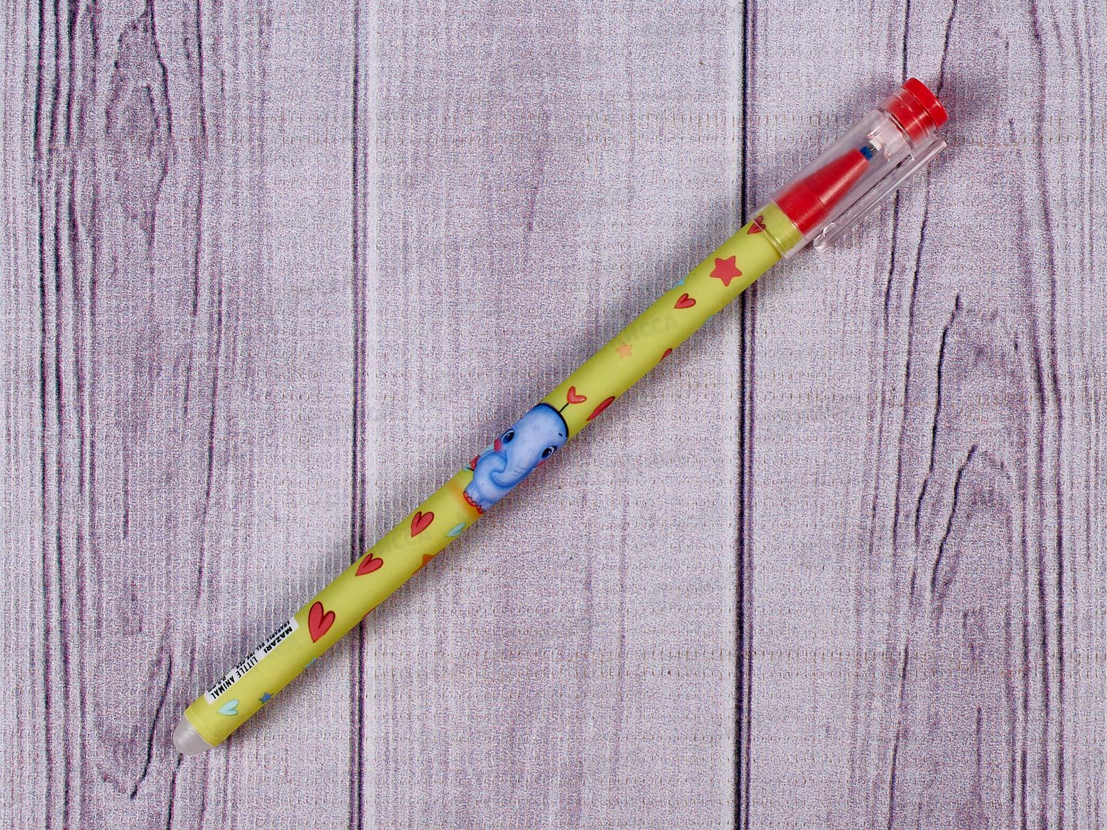 Ручка пишет-стирает  MAZARI Little animal, синяя, М-5473В-70*12