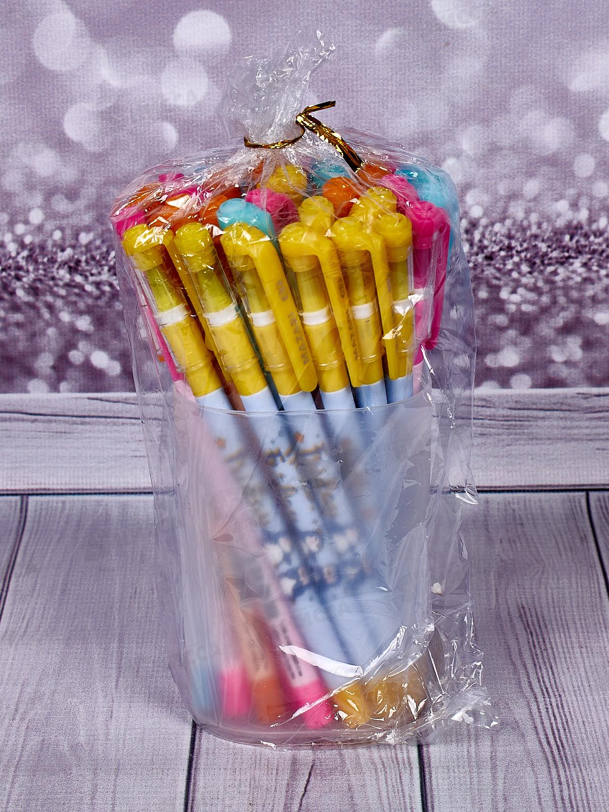 Ручка масляная MAZARI Friends синяя, 0.7мм, игла, M-7696-70 *36