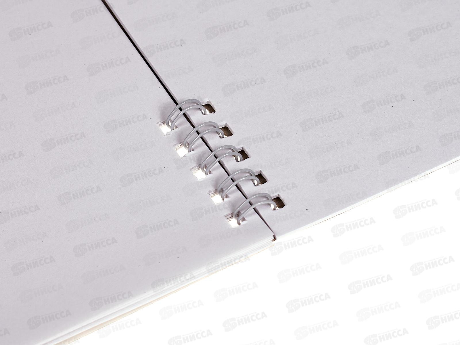 Блокнот (скетчбук) 24л Перо,145*145,гребень *10