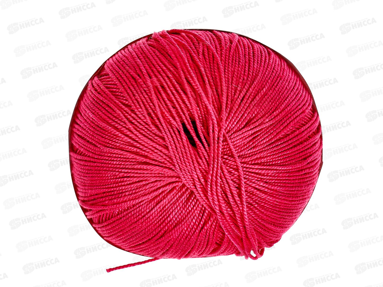 Пряжа Успешная малиновый 439 50г 220м Хлопок