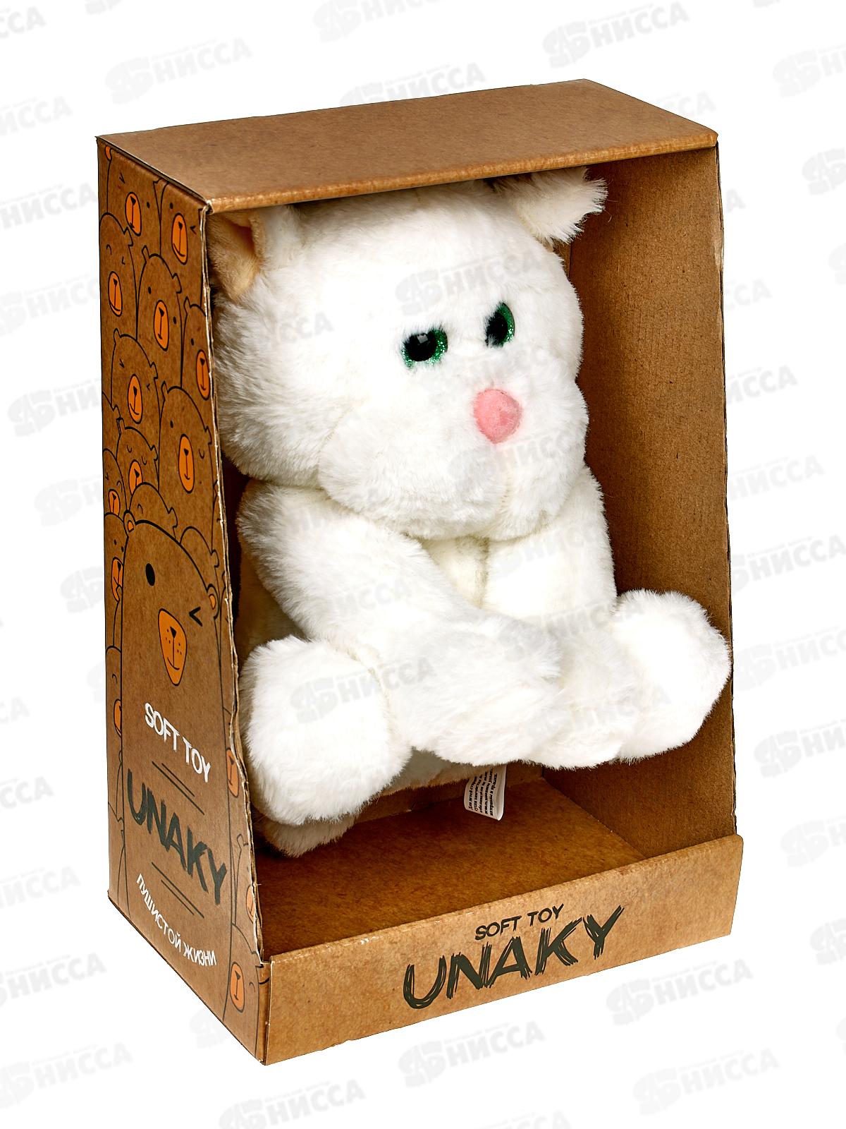 Котик Мося белый, 22см, 938822М в коробке