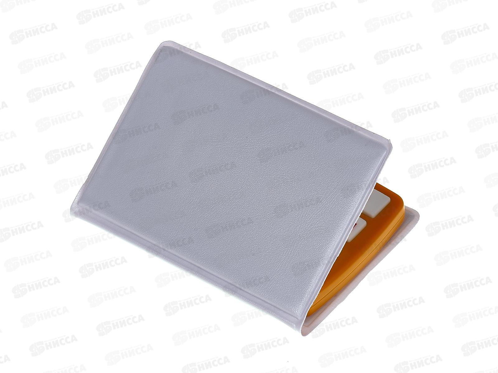 Калькулятор SKAINER SK-108NYL  8 разрядов, желтый, карманный, 58x88x10мм