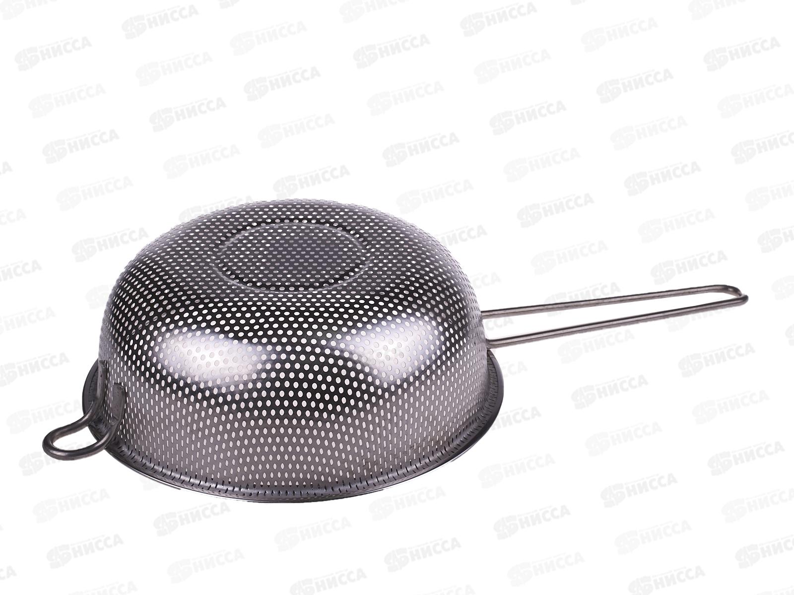 Дуршлаг D19,5см 1,5л с длинной ручкой нержавейка AST-002-ДРГ-19