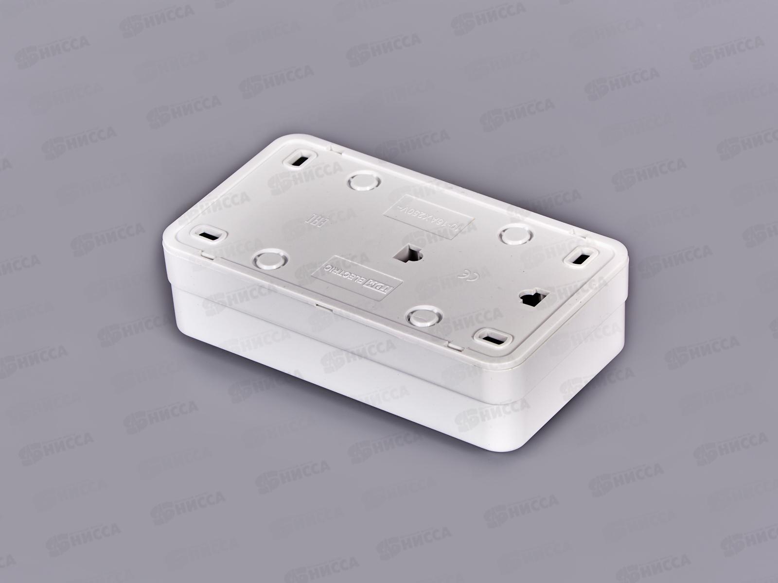 Блок (1выкл с подс.+роз) TDM 10А+16А БКВР IP20 &quotЛадога&quot, 0107 *5/200