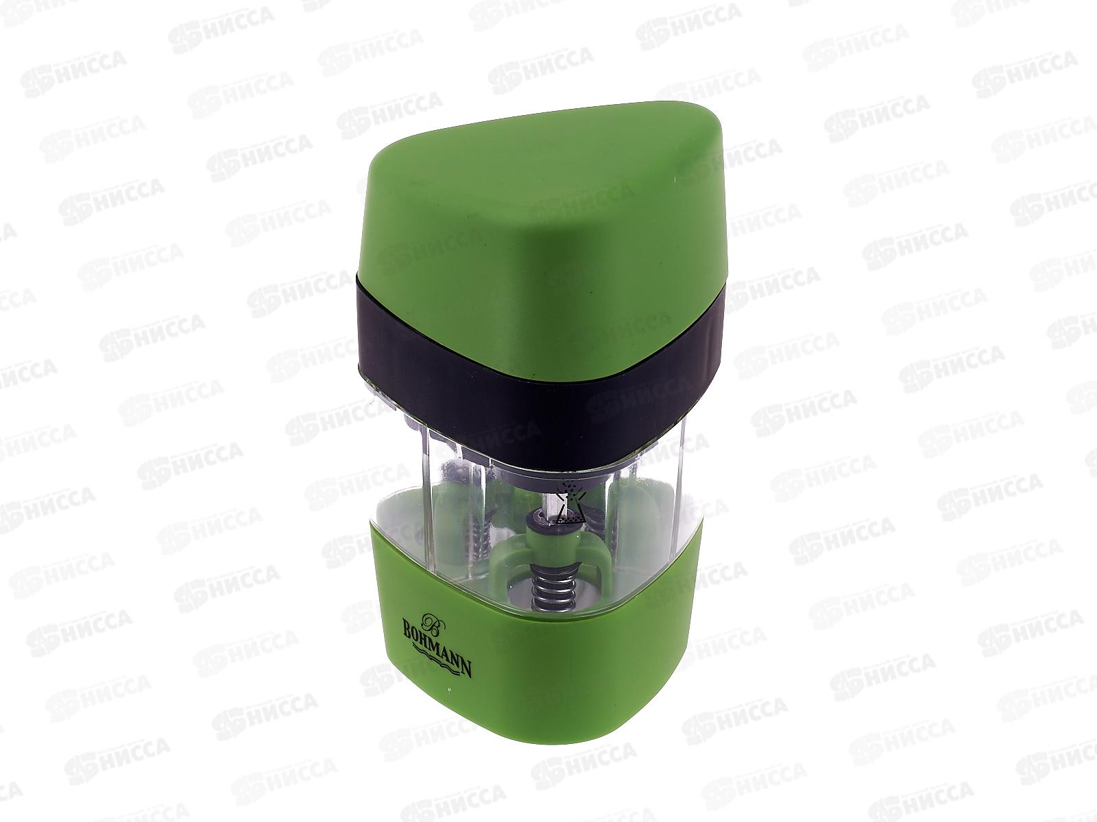 Перцемолка ВН-02-582/ цвет-зеленый, 3 отдела для специй *24