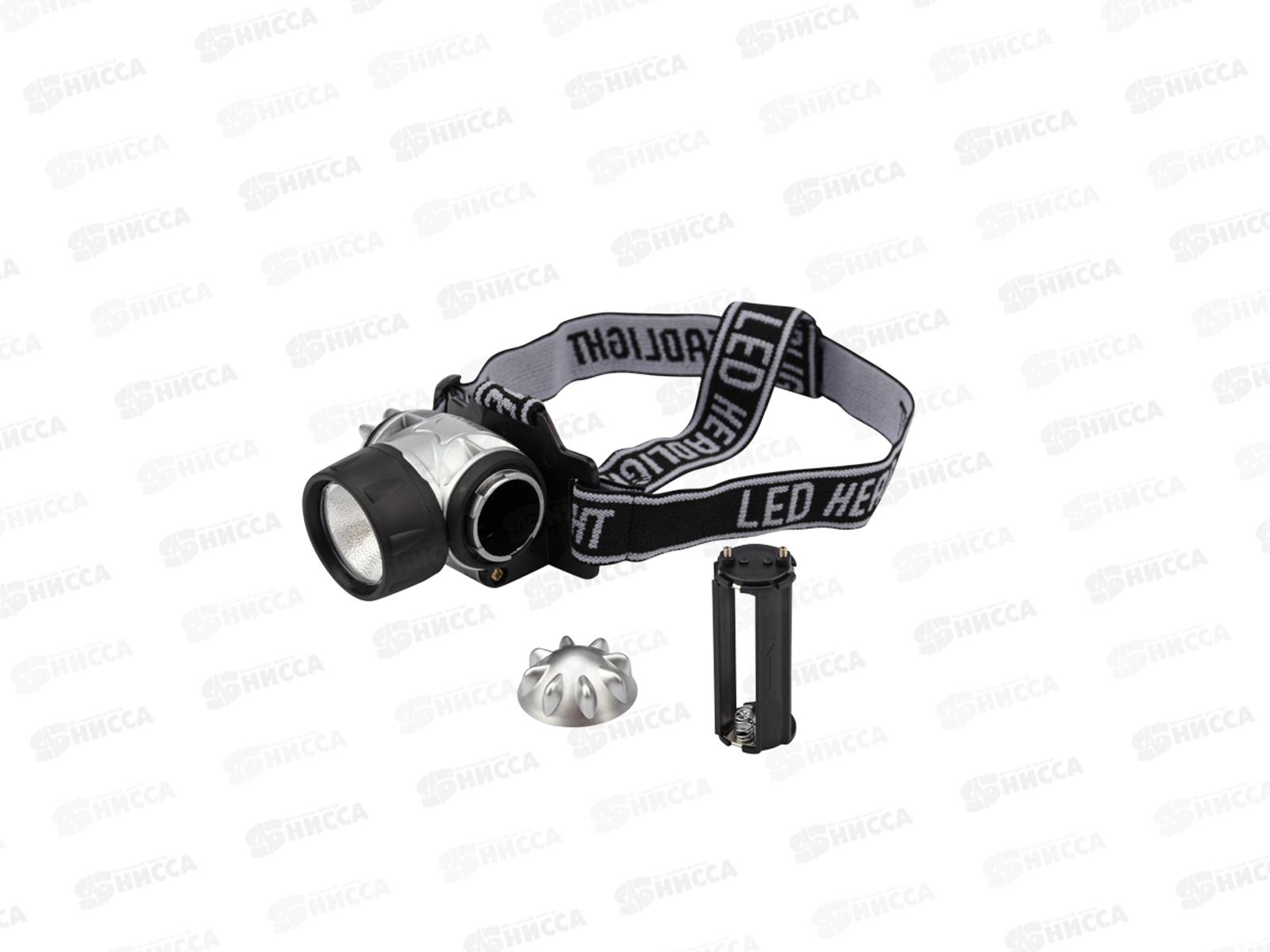 Фонарь налобный поворотный COB, 3хAAА, увеличенное время работы, ремень в комплекте REXANT, 75-701