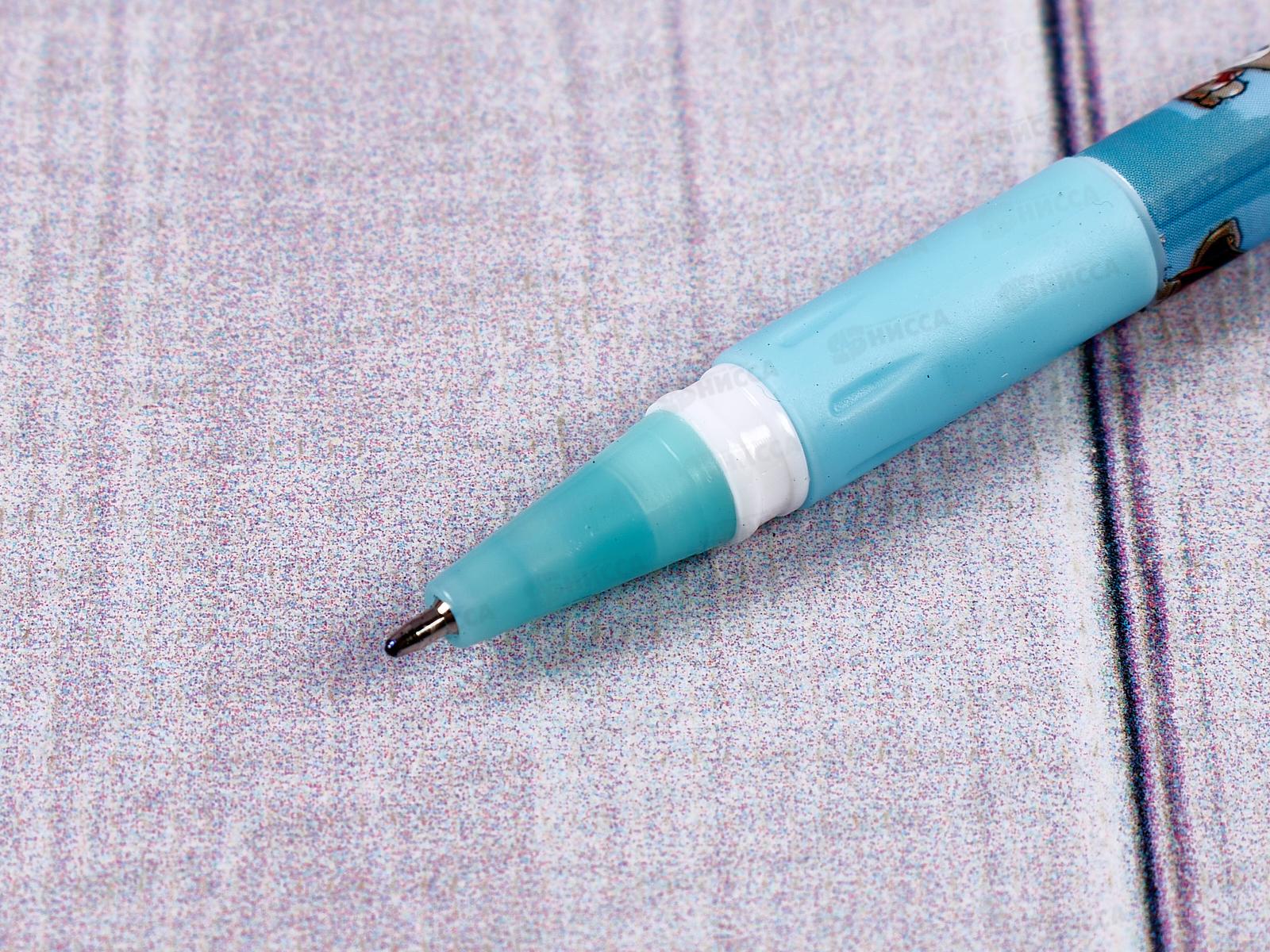 Ручка масляная  MAZARI Good mood синяя, 0.7мм, игла, M-7697-70 *36