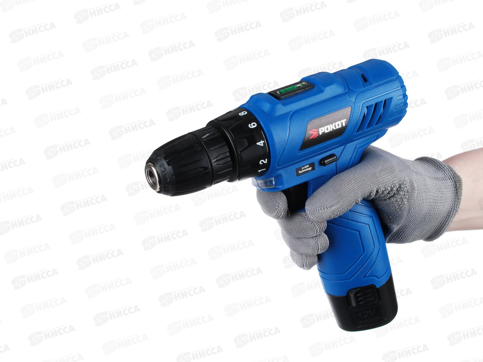 ДРЕЛЬ шуроповерт аккумуляторный ДША-12в РОКОТ 691-028  г