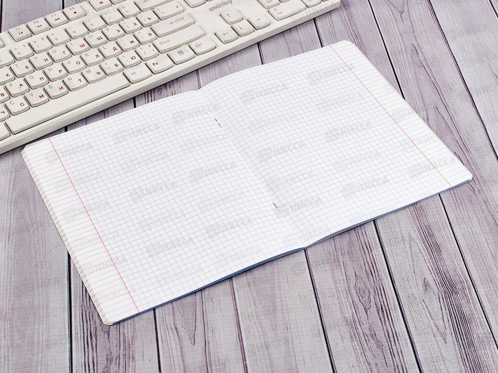 Тетрадь 48листов клетка  ПОЛИ Color Drips, УФ-лак, 54243 *5/100