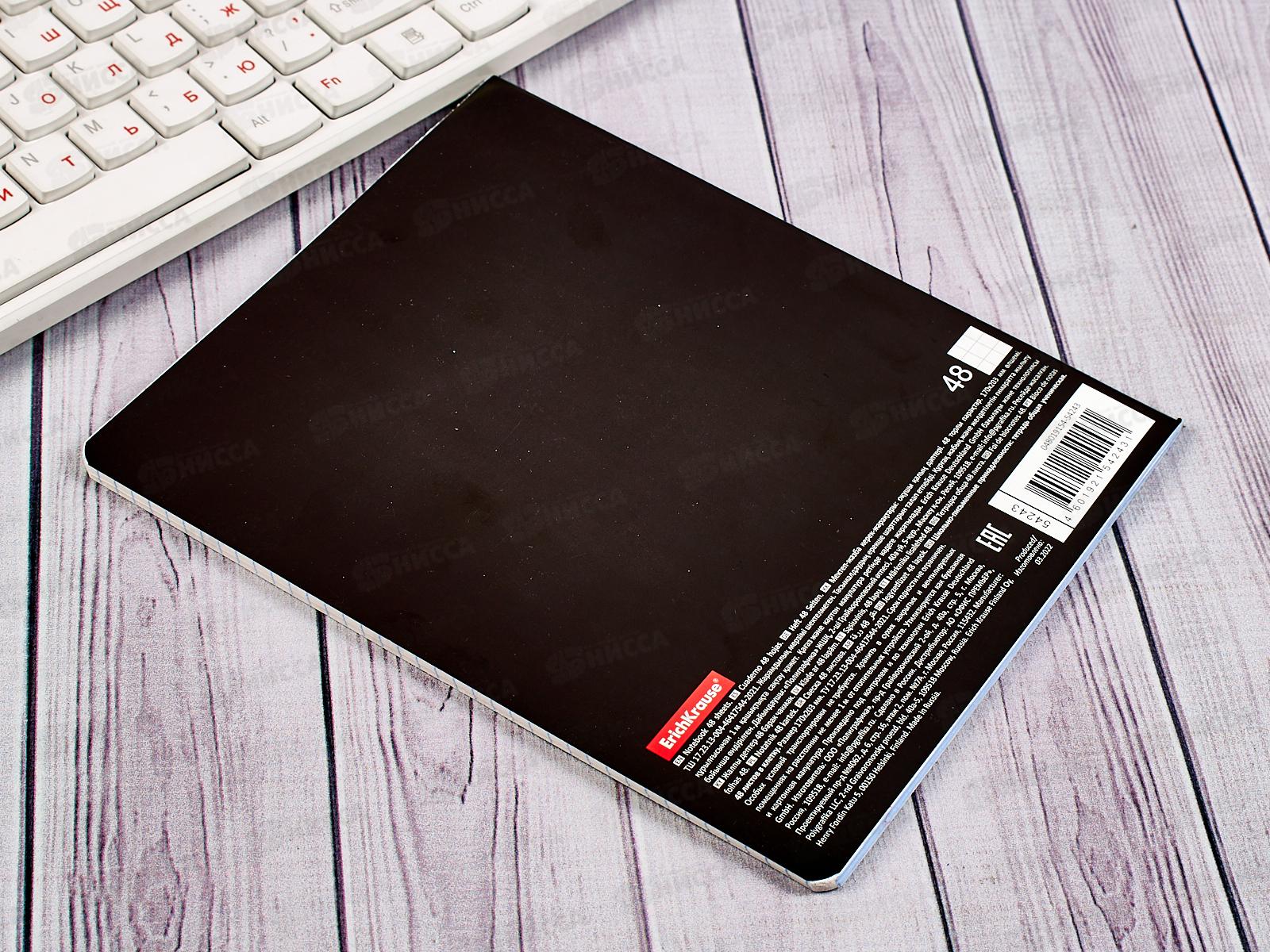 Тетрадь 48листов клетка  ПОЛИ Color Drips, УФ-лак, 54243 *5/100