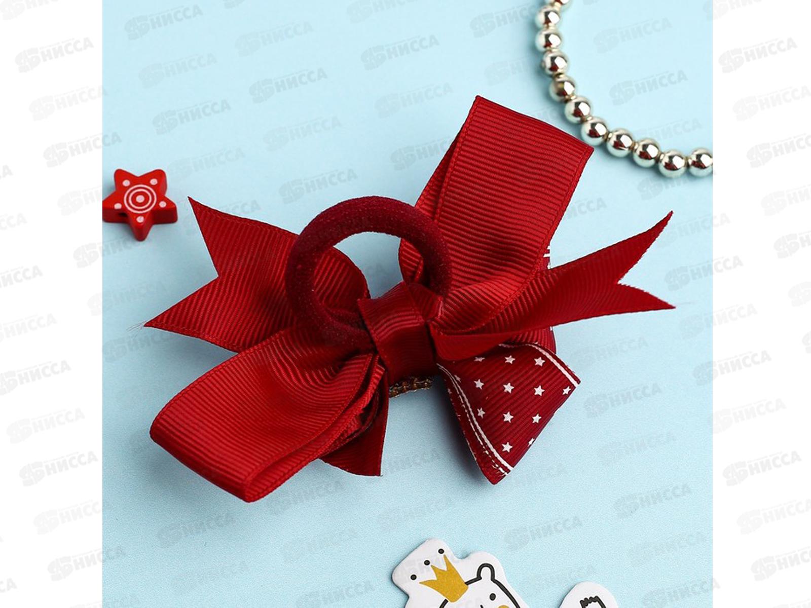 Резинка  д/в &quotШкольница&quot бант звезда 12см красный 2311875