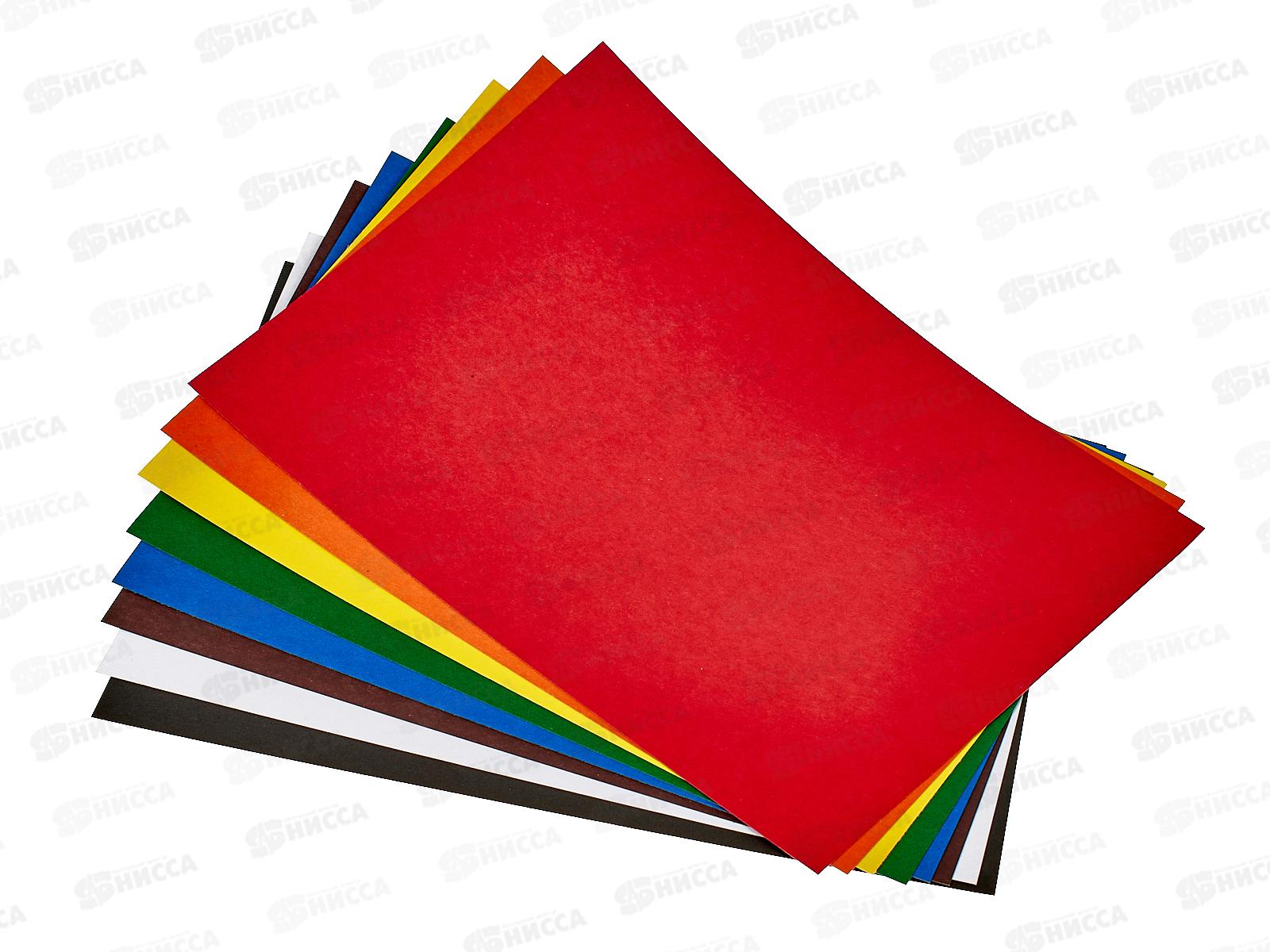 Цветной картон  8л 8цв Creativiki немел. КЦ8Л8ЦПКР *20