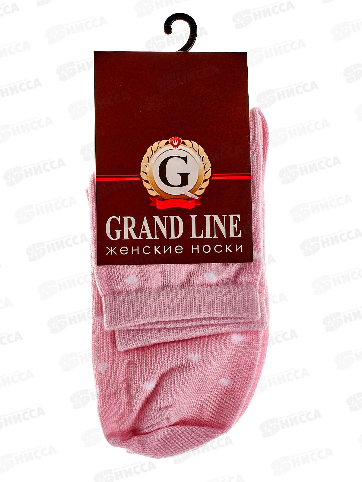 Носки женские Ж-98 GRAND LINE сердечки р-23