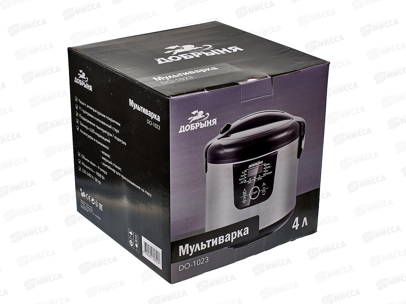 Мультиварка DO-1023 4л 11программ НЖС 1000Вт х6 Добрыня
