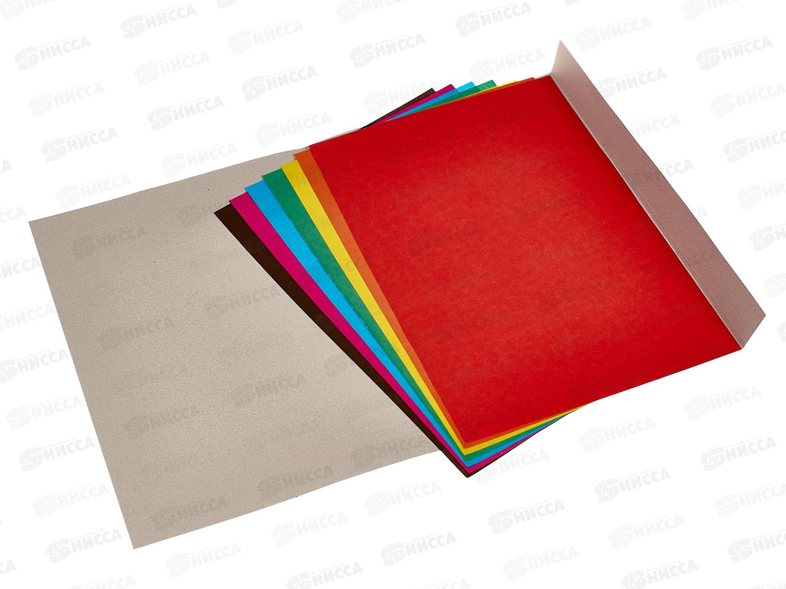 Цветная бум.  8л  8цв А4 SILWERHOF Крокодил, 1461171 *50/100