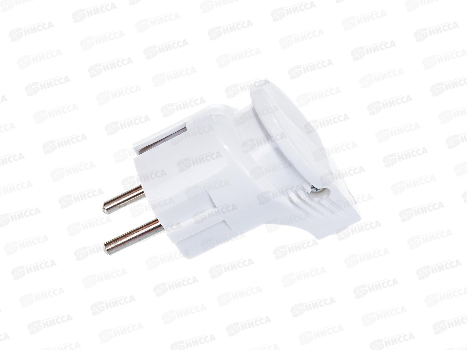 Вилка угловая IN HOME белая 16А, 4110 *30