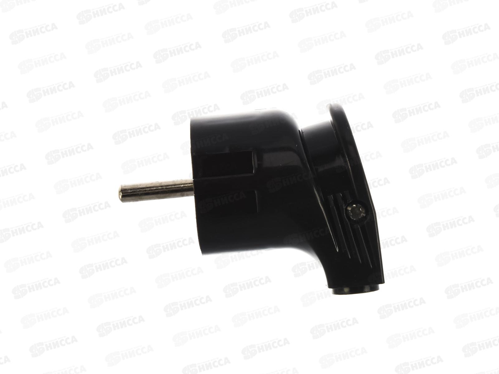 Вилка угловая IN HOME черная 16А, 4210 *30