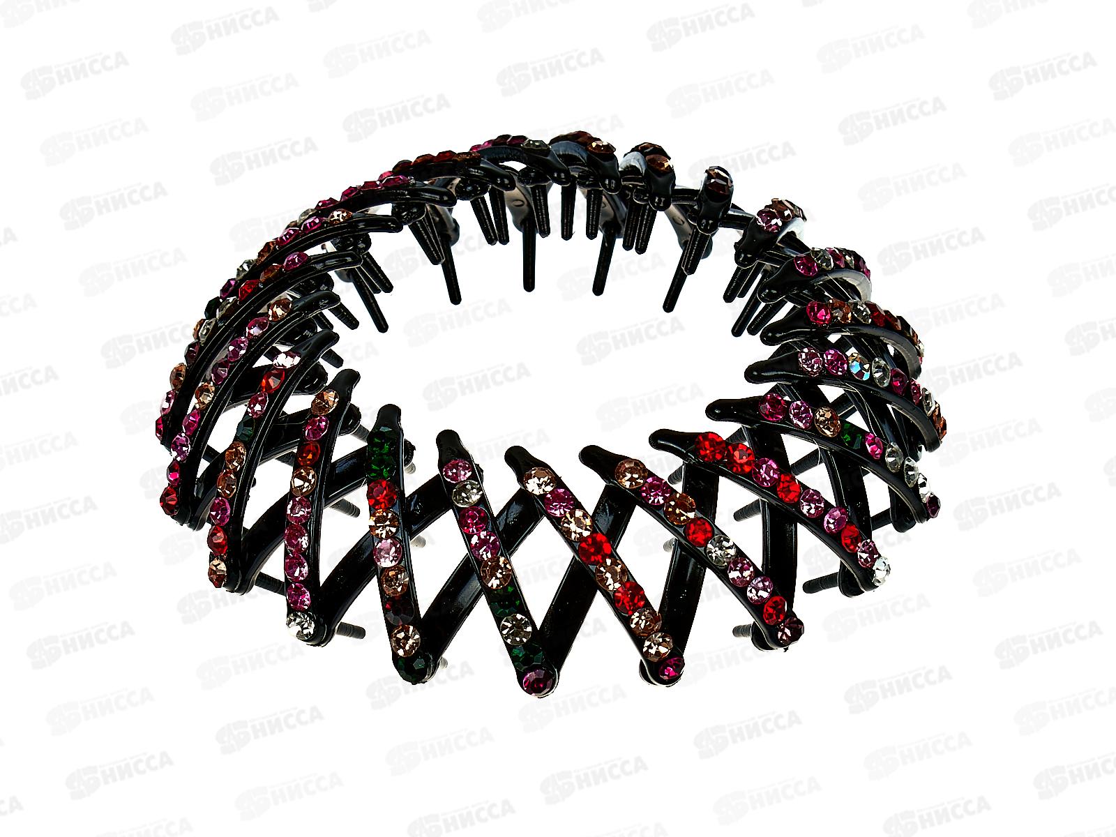 Сетка-краб пластик для волос 7см. №49