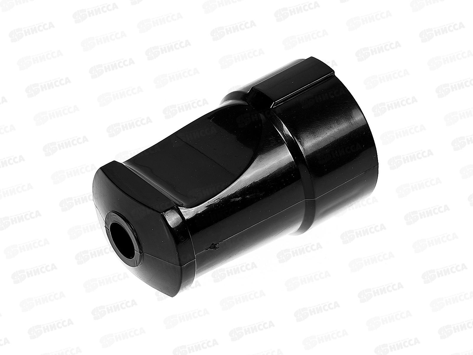 Гнездо штепсельное Прогресс без заземления, черное *20/240