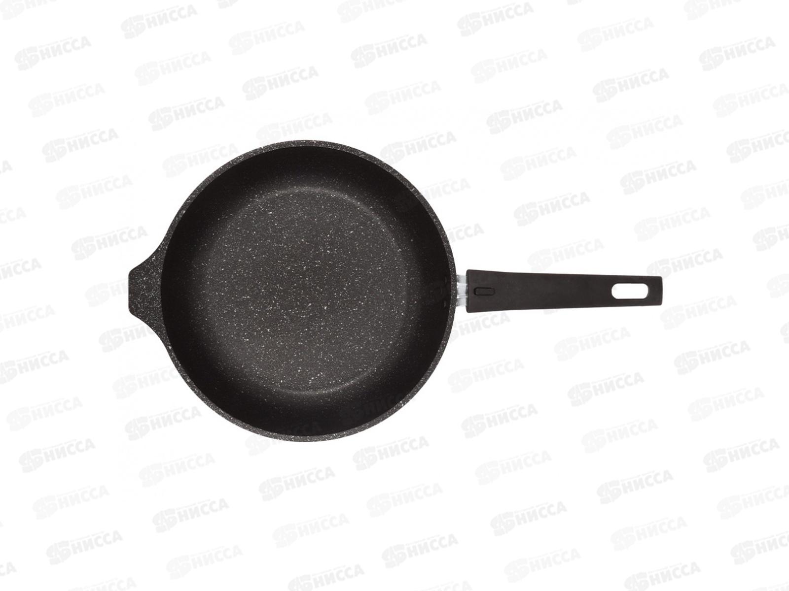 Сковорода 260/60мм со съемной ручкой антипригарное покрытие (темный мрамор), смт26604а *1