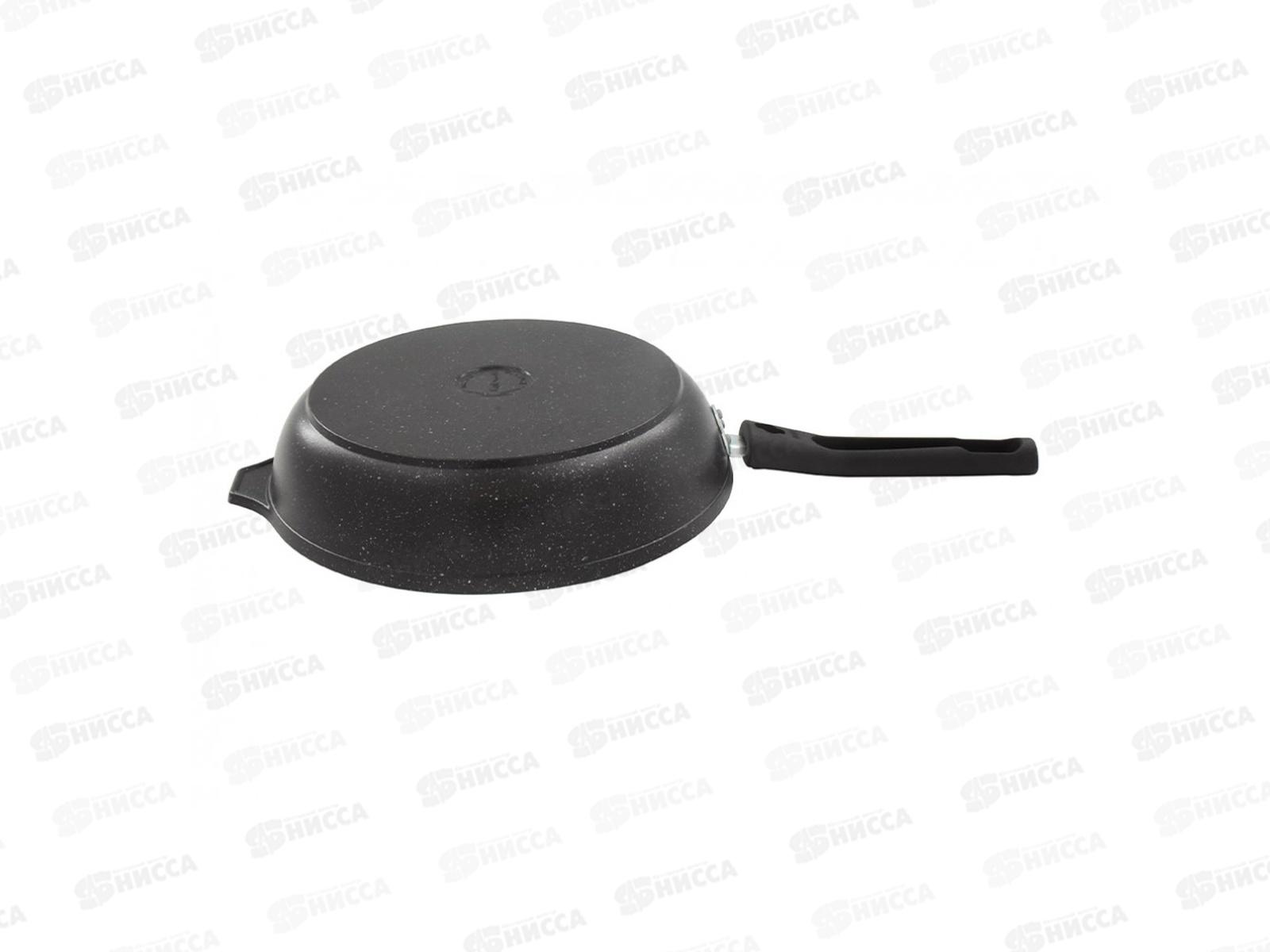 Сковорода 260/60мм со съемной ручкой антипригарное покрытие (темный мрамор), смт26604а *1