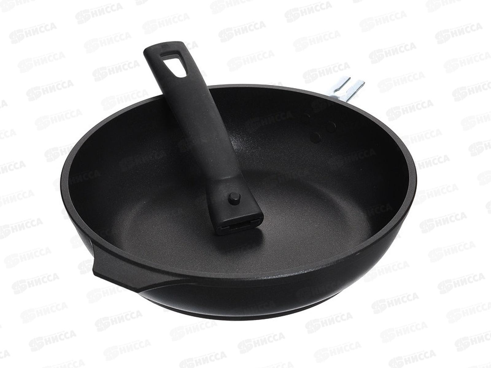 Сковорода 280/65мм со съемной ручкой антипригарное покрытие Традиция с283а *1