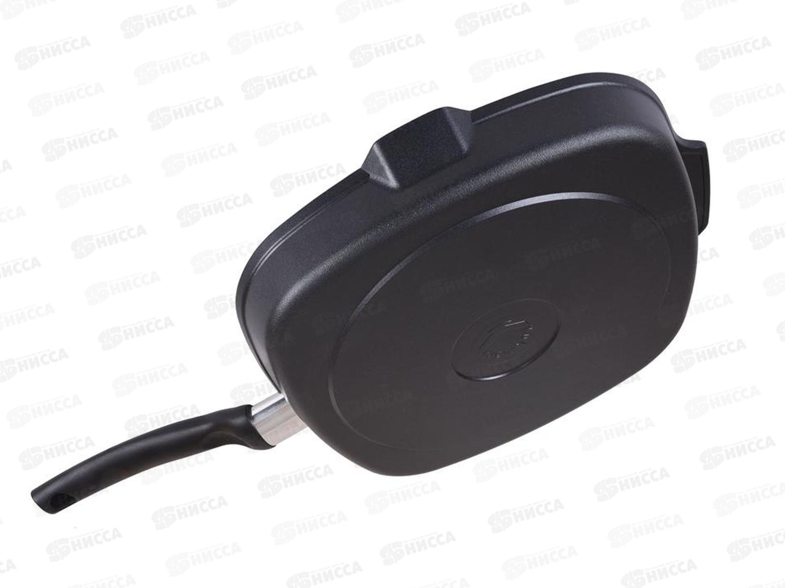 Сковорода-гриль 260/260 с АП с ручкой квадратная сгк261а &quotТрадиция&quot *5