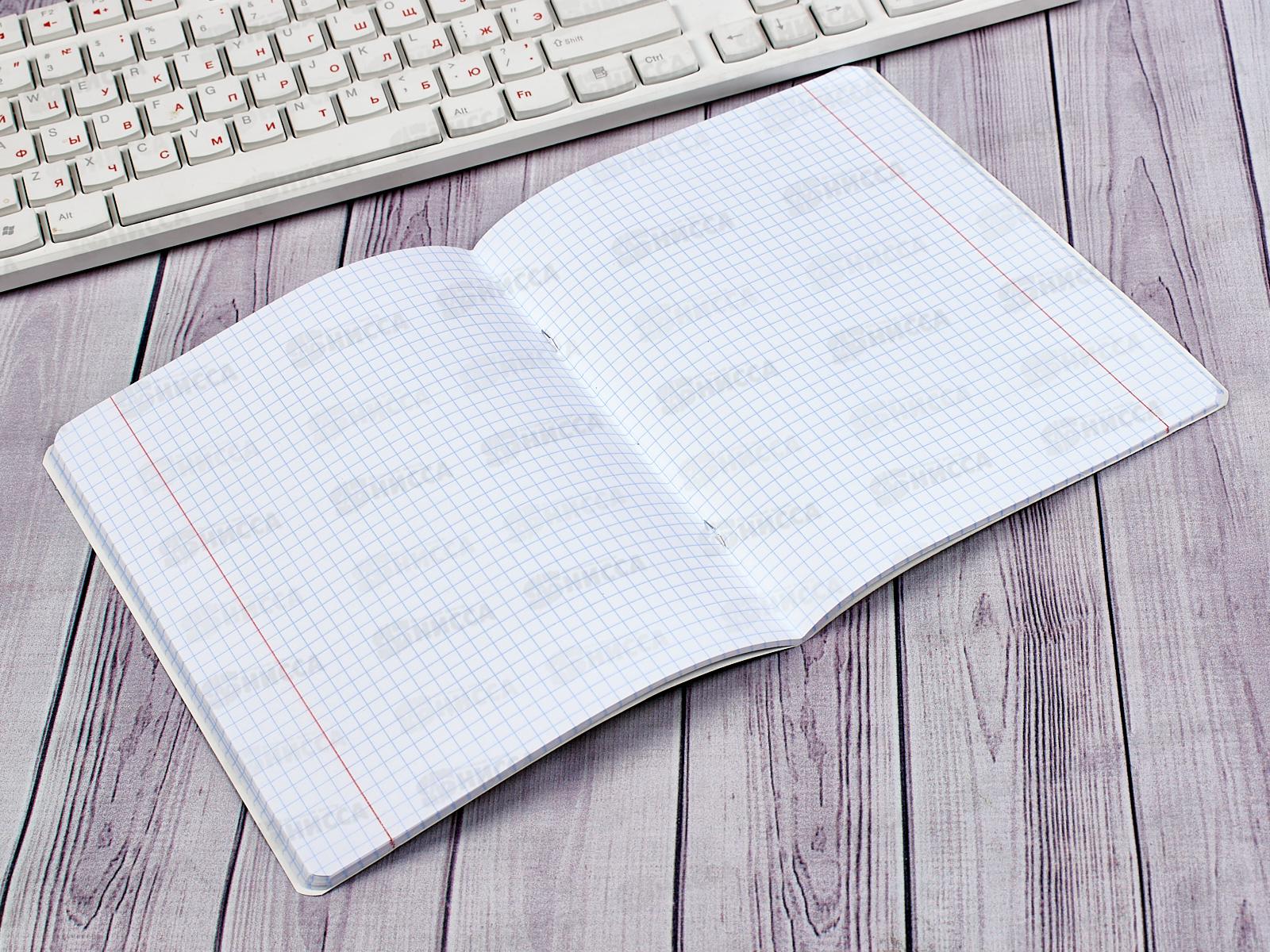 Тетрадь 48листов клетка  Hatber б/в METALLIC CROCO Thebook*5/100