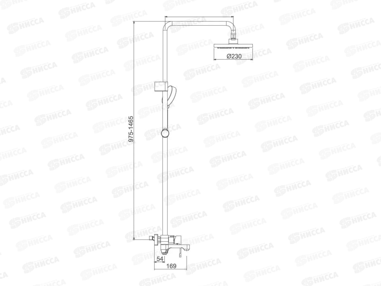 Душевая система, темно-серый, E2402-21