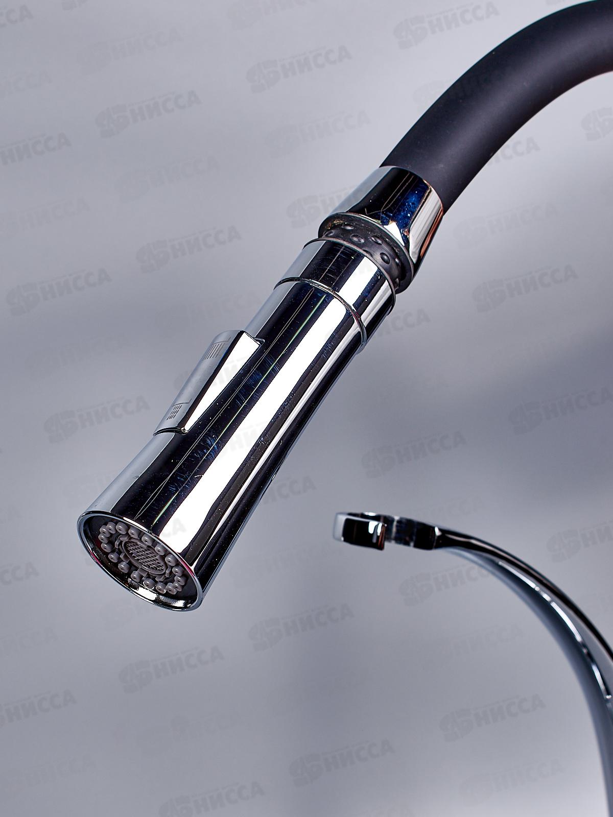 Смеситель для кухни черный/хром, PURE LIFE MN4450