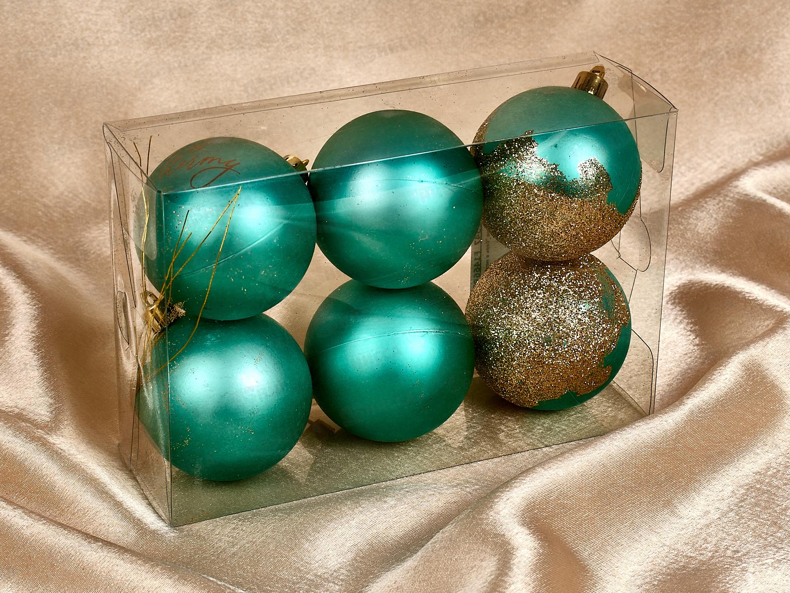 Набор шаров 6см &quotВерь в мечту&quot тиффани 7582547