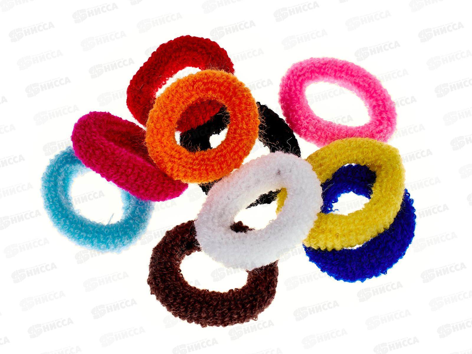 Резинка для волос &quotКокетка-Зефир мохра&quot 30ти штучная микс 3см 545-162